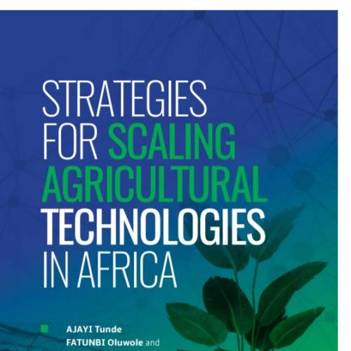 Strategies For Scaling Agricultural Technologies in Africa