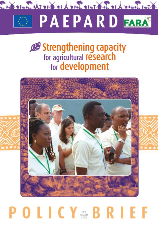Strengthening capacity for agricultural research for development
