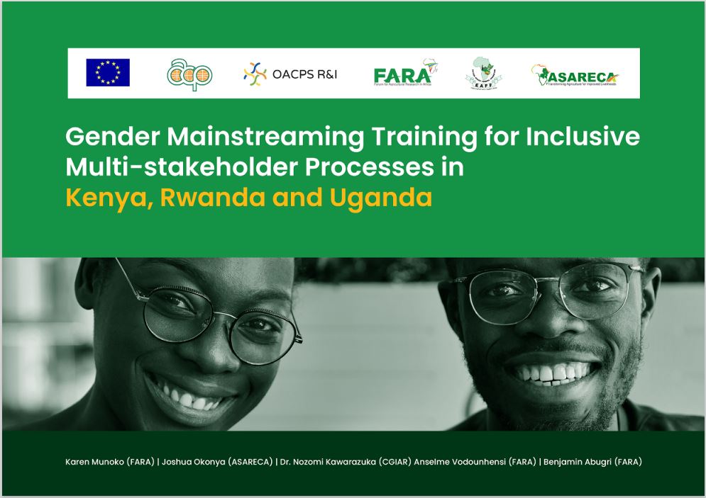 Gender Mainstreaming Training for Inclusive Multi Stakeholder Processes in Africa