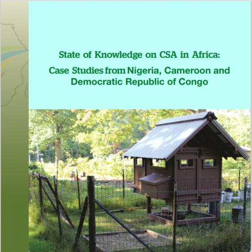 State of Knowledge on CSA: Case study from Nigeria,Cameroon DR Congo